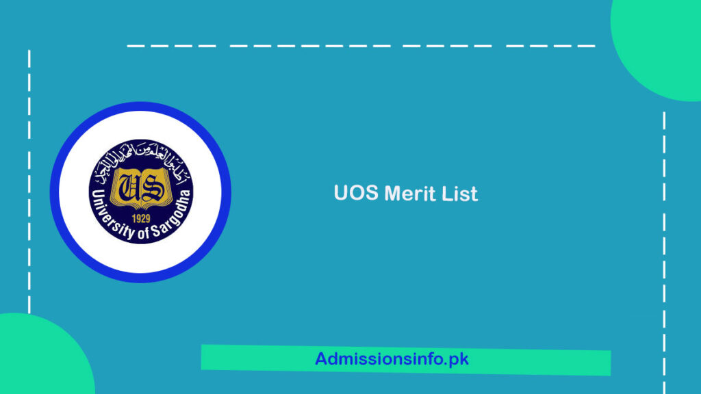 UOS merit list