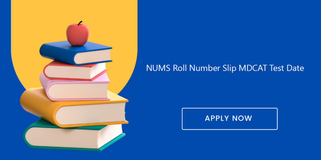 NUMS Roll Number Slip