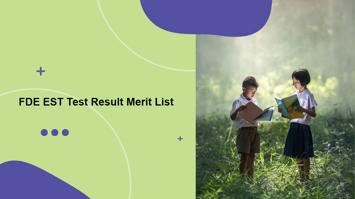 FDE EST Test Result Merit List