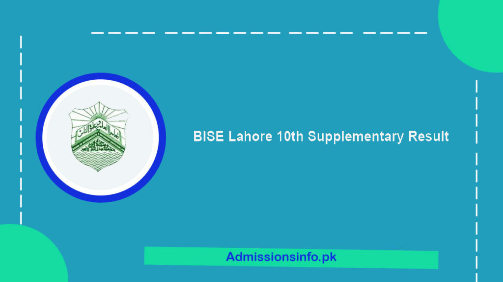 10th Supplementary Result 2024 Punjab Board