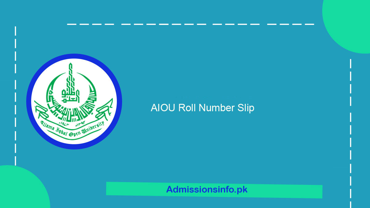 AIOU Roll Number Slip