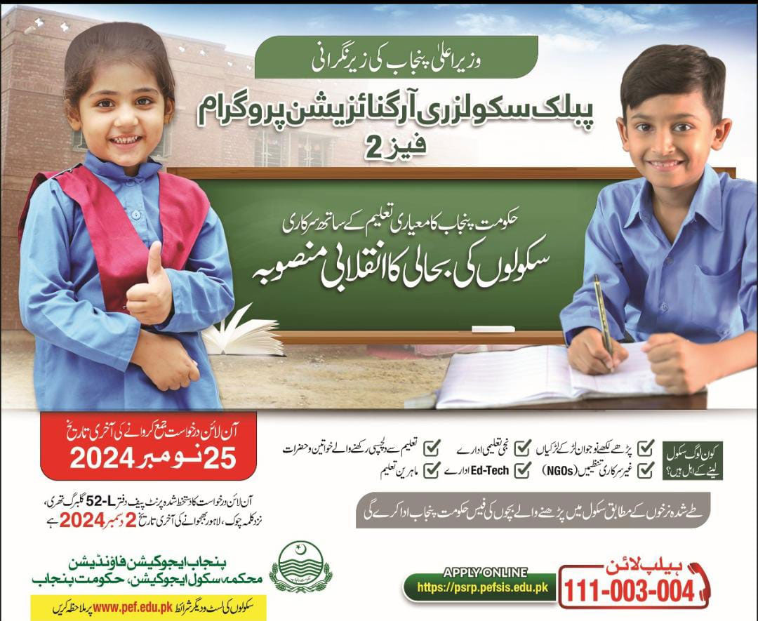  Punjab School recorganization program 